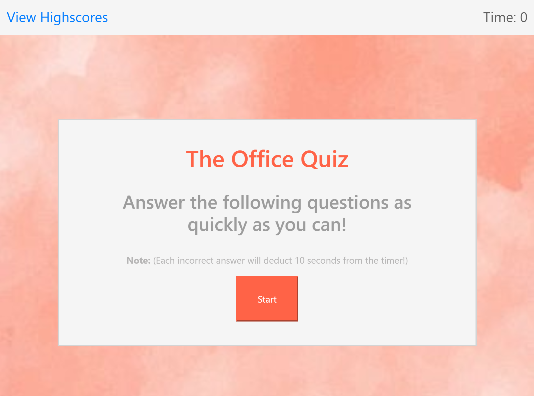 The Office Quiz